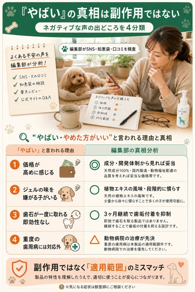 Dr.YUJIROが「やばい」「やめた方がいい」と言われる4つの理由の真相分析図解
